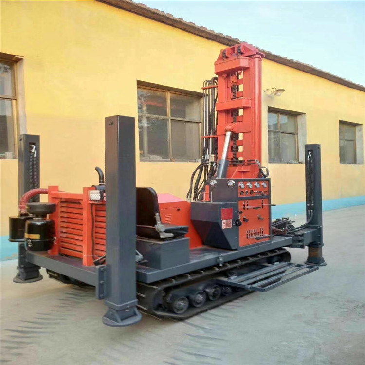 ST-180 crawler pneumatic drilling machine 180 m hydraulic leg type pneumatic submersible drilling machine has large drill