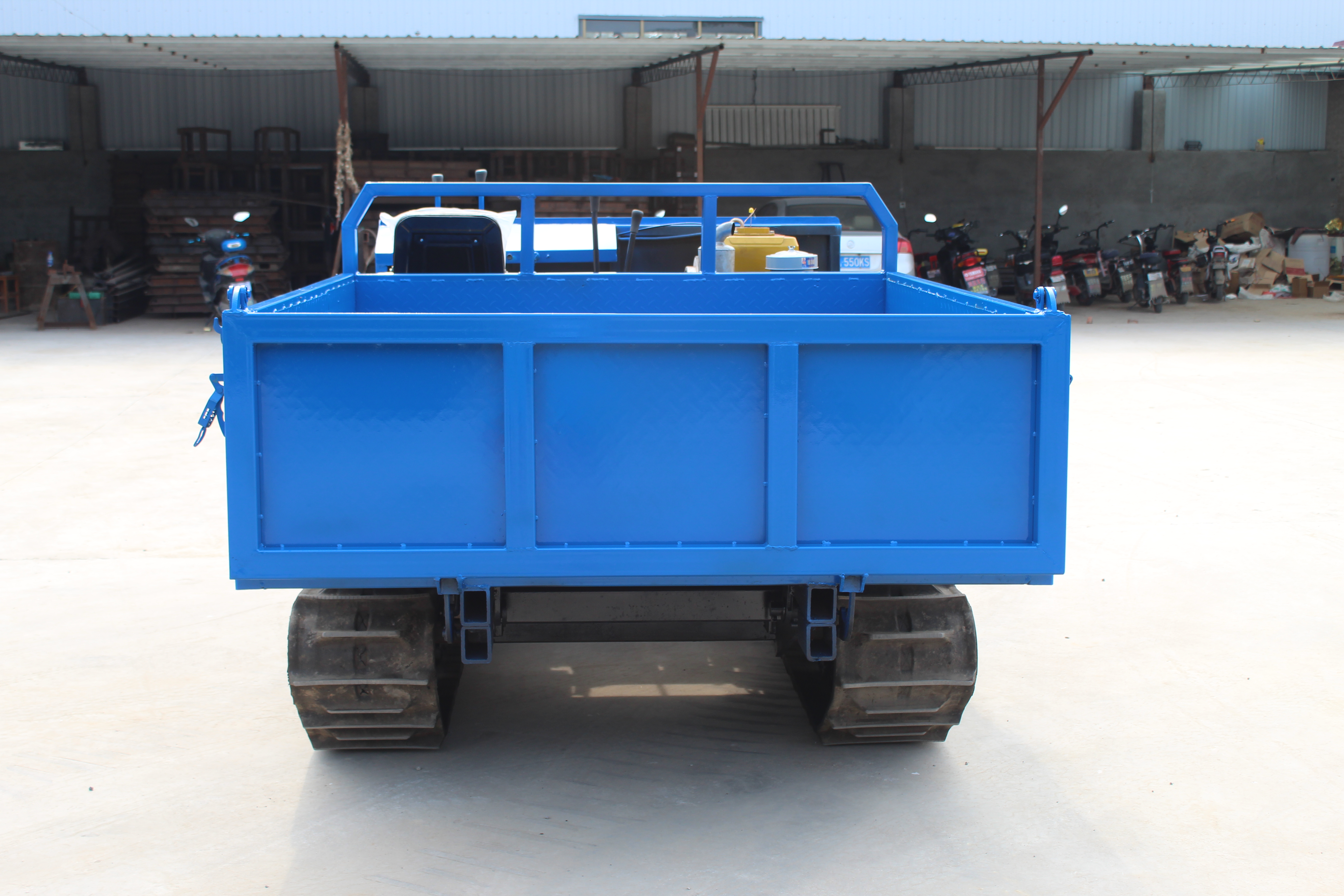 2 Ton Mini Rubber Track Transporter Dumper Truck Simple Operation